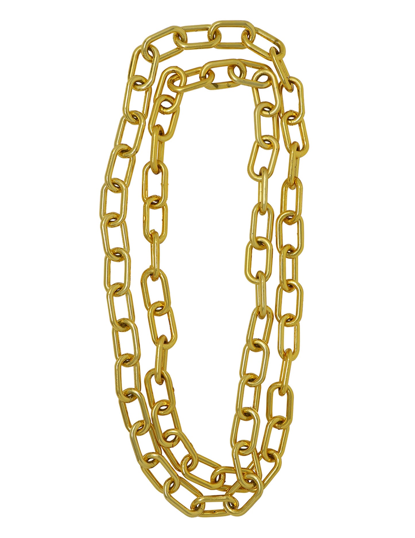 Lanț tricotat de aur 84 cm adult