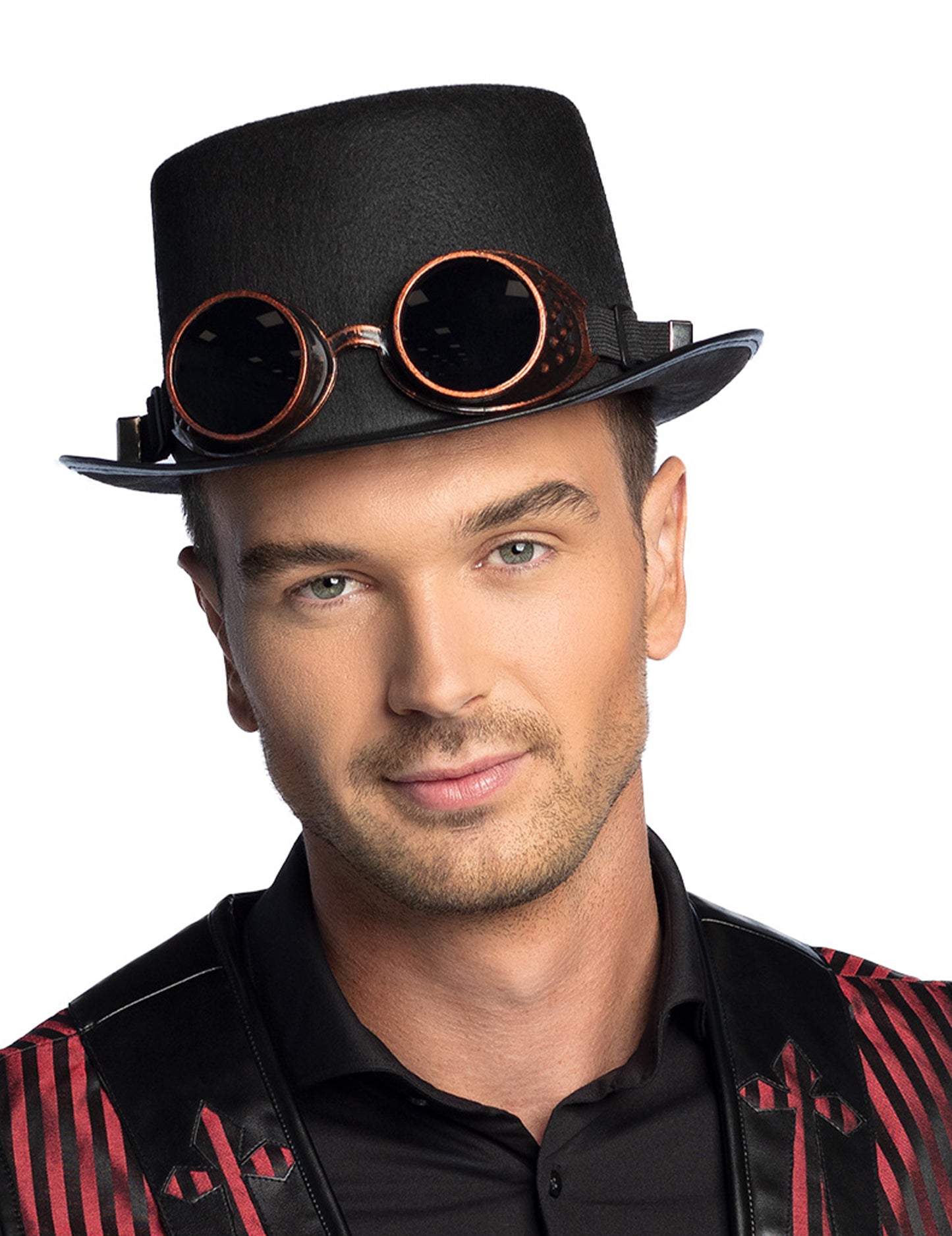 Pălărie cu ochelari steampunk pentru adulți