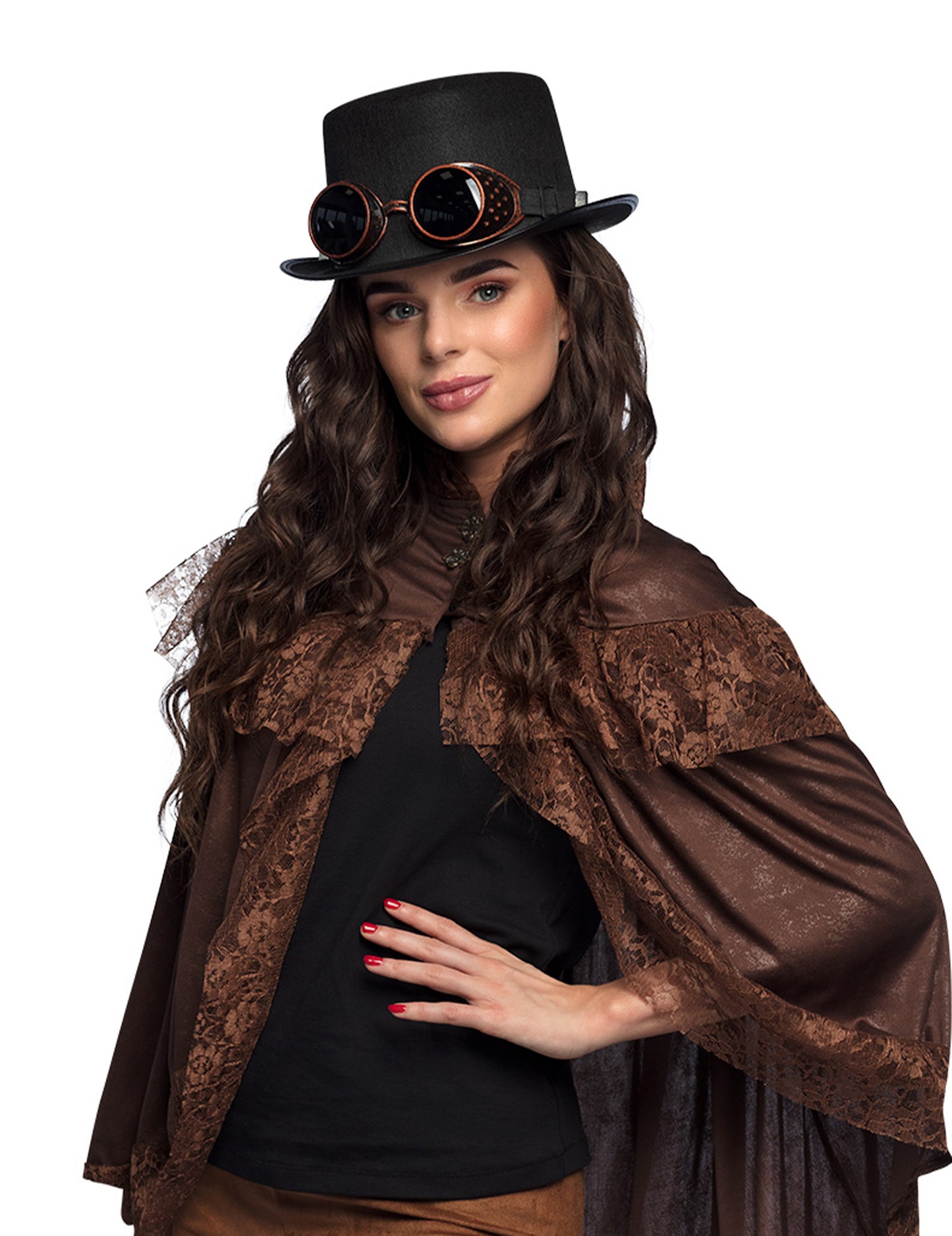 Pălărie cu ochelari steampunk pentru adulți