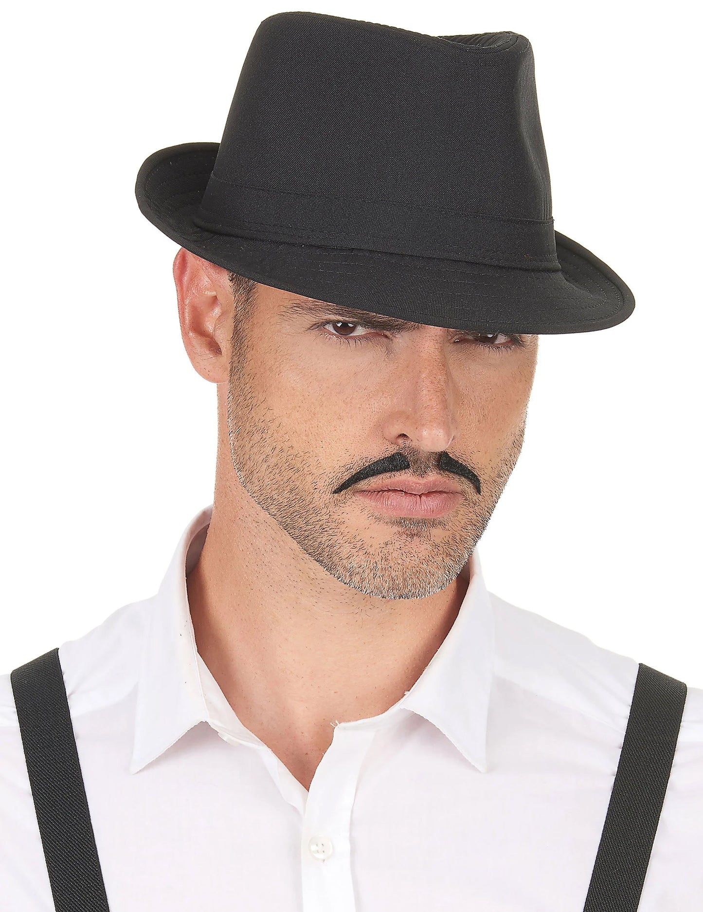 Pălărie de adult de lux negru borsalino