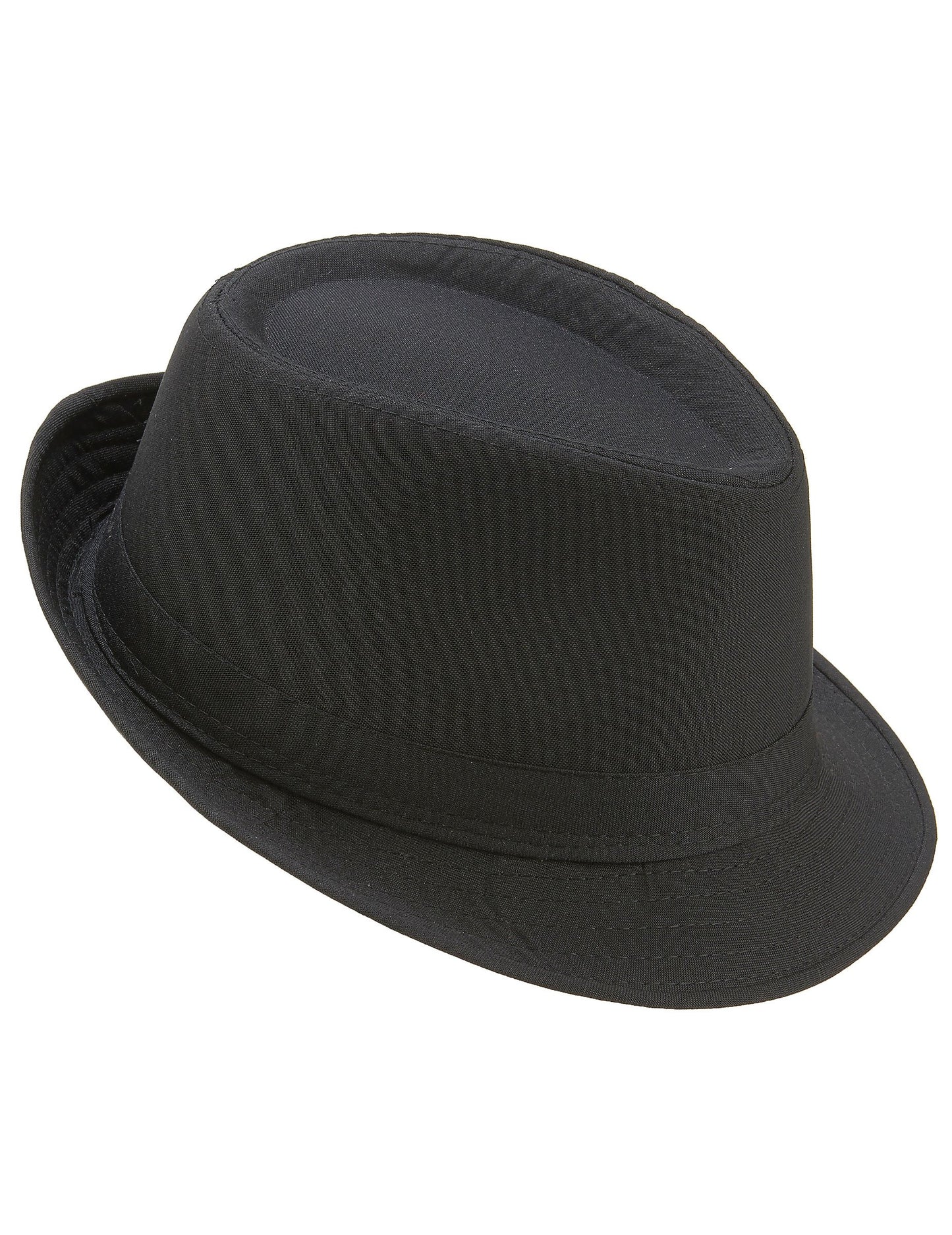 Pălărie de adult de lux negru borsalino