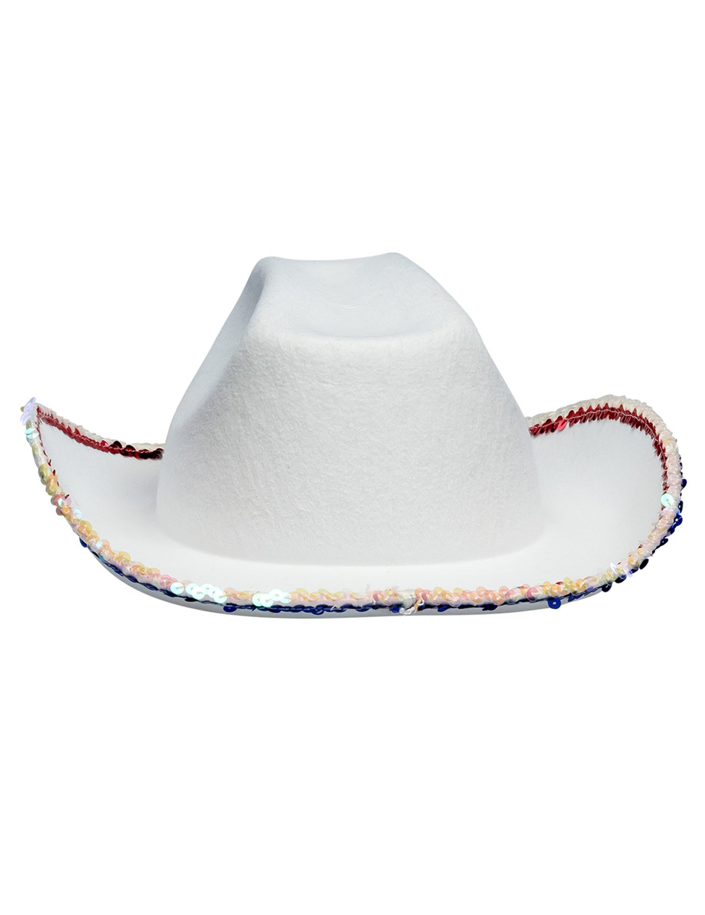Chapeau Cowboy blanc USA adulte