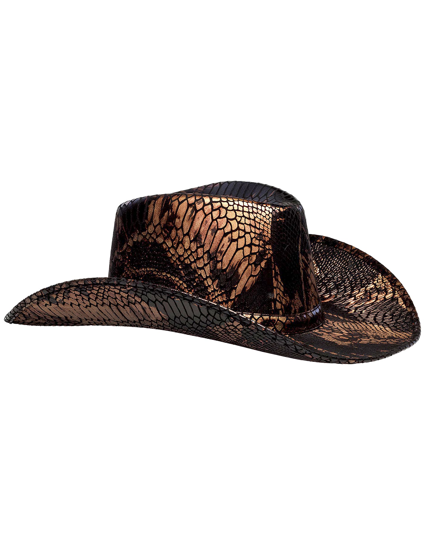Chapeau Cowboy Peau de Cobra adulte