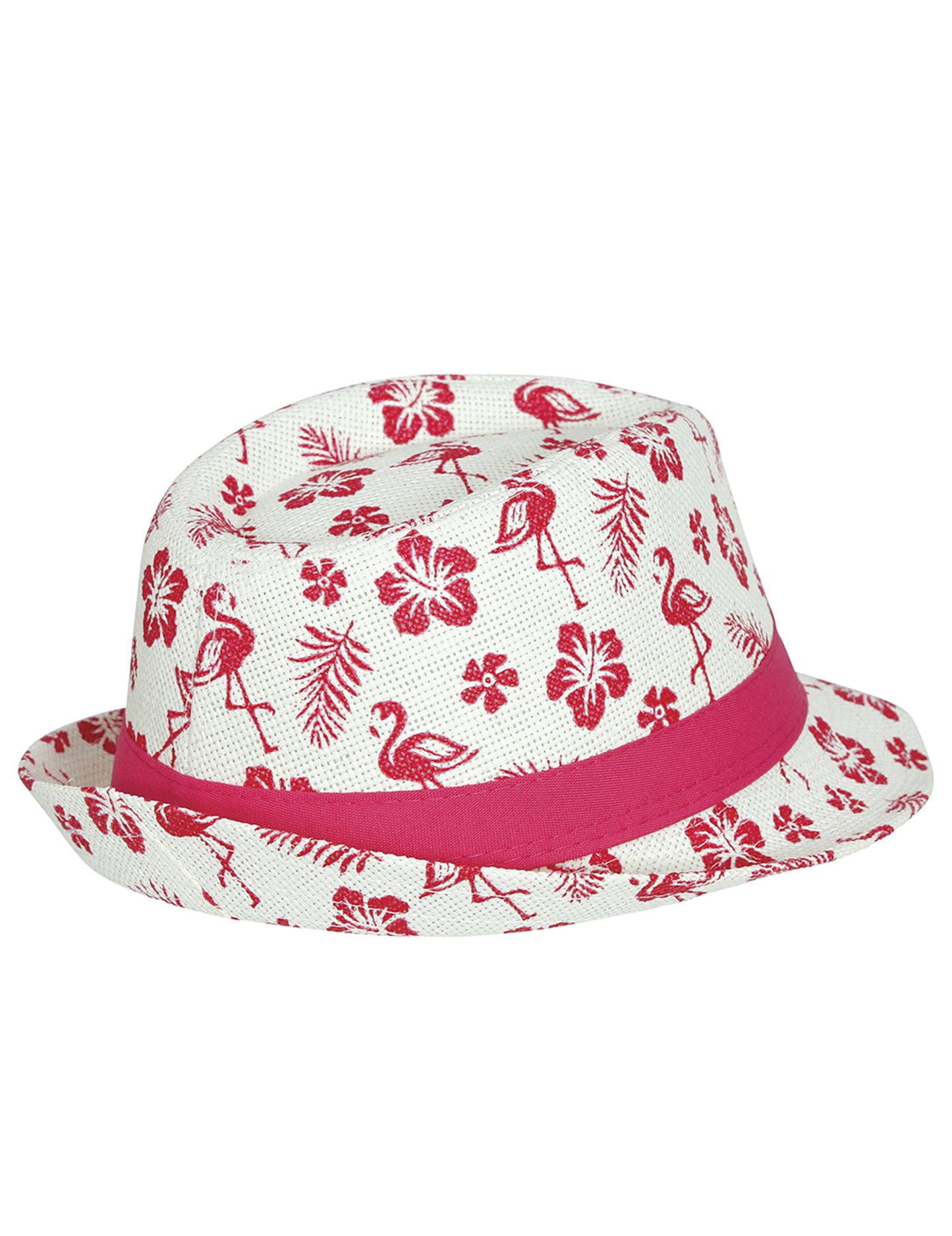 Pălărie de vară pentru copii cu model flamingo