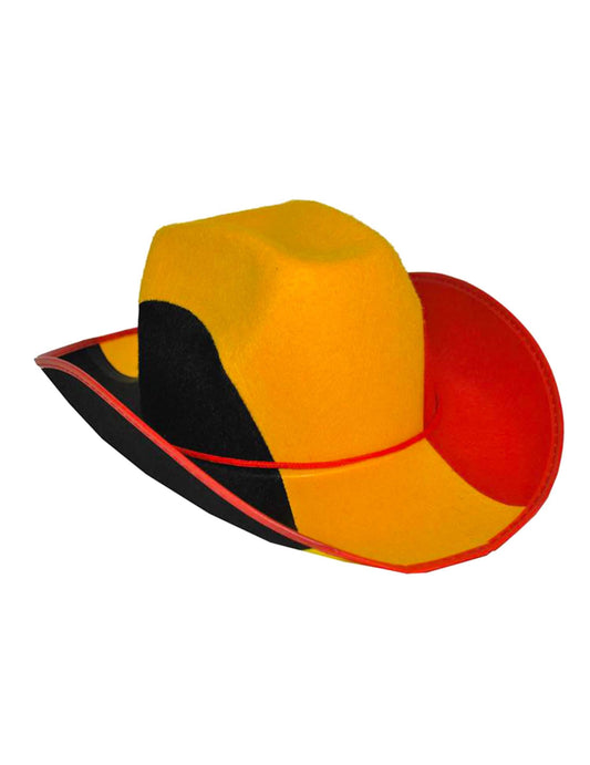 Pălărie de cowboy suporter Belgia adult