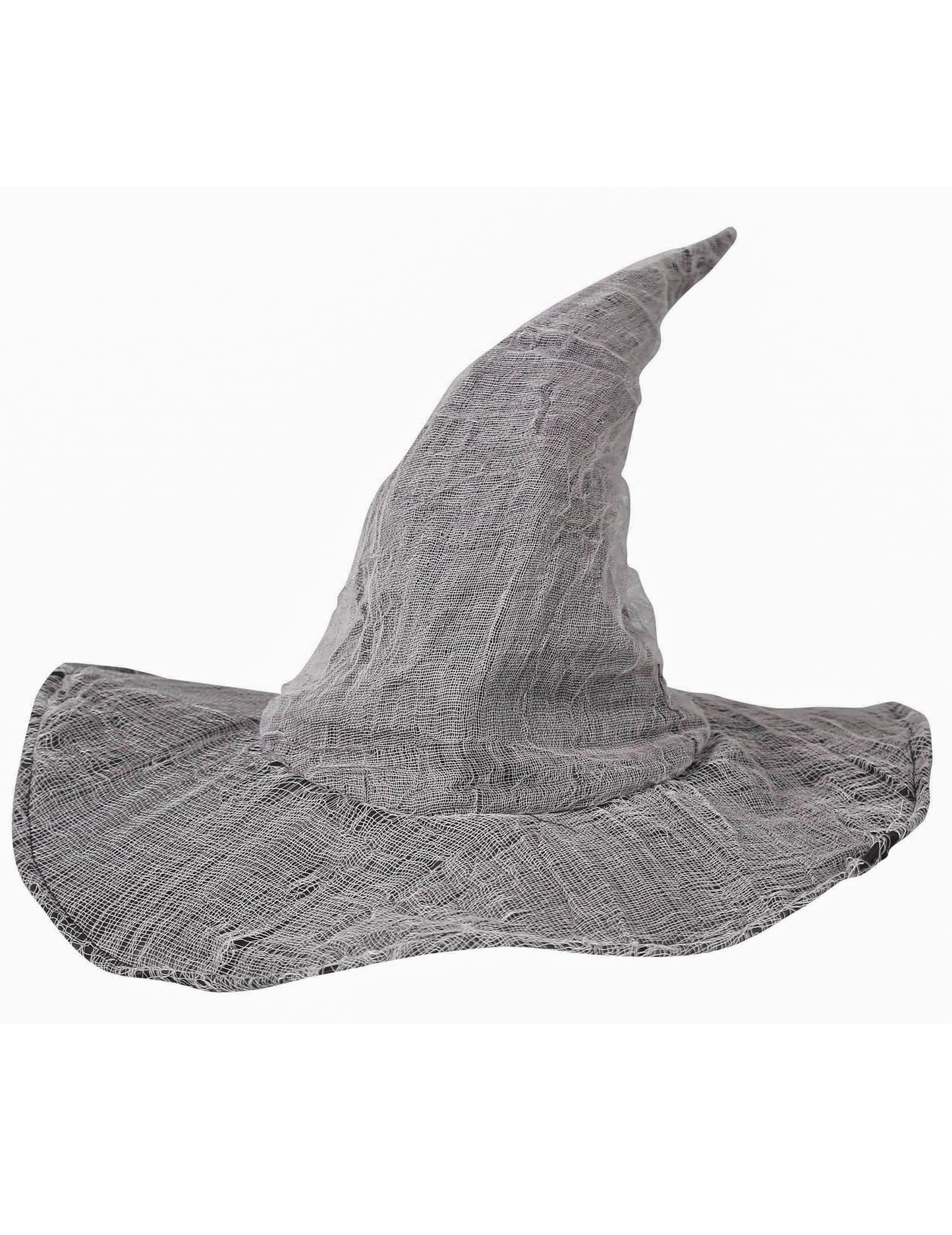 Vue de profil du chapeau de sorcier pour adulte