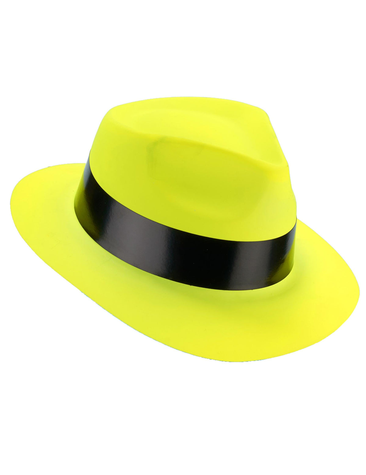 Vue de profil du chapeau gangster