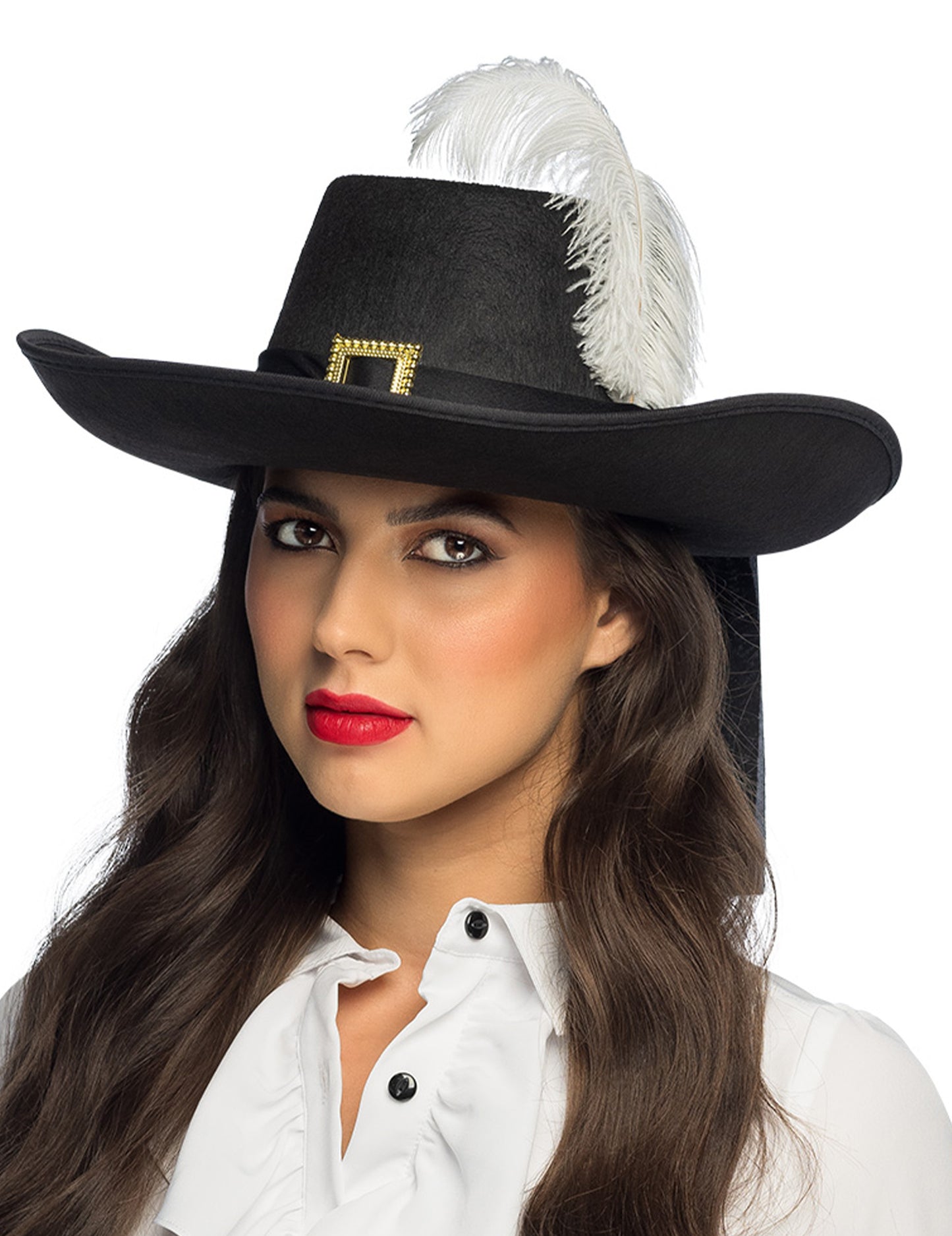 Pălărie pentru muschetari negri adulți