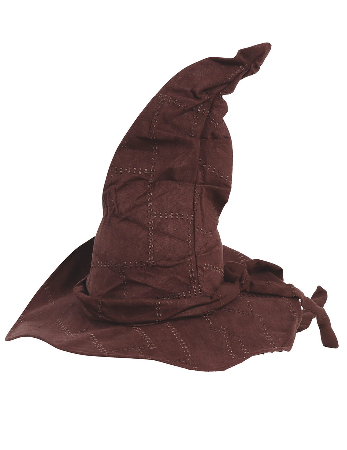 Vue de profil du chapeau de sorcier pour adulte