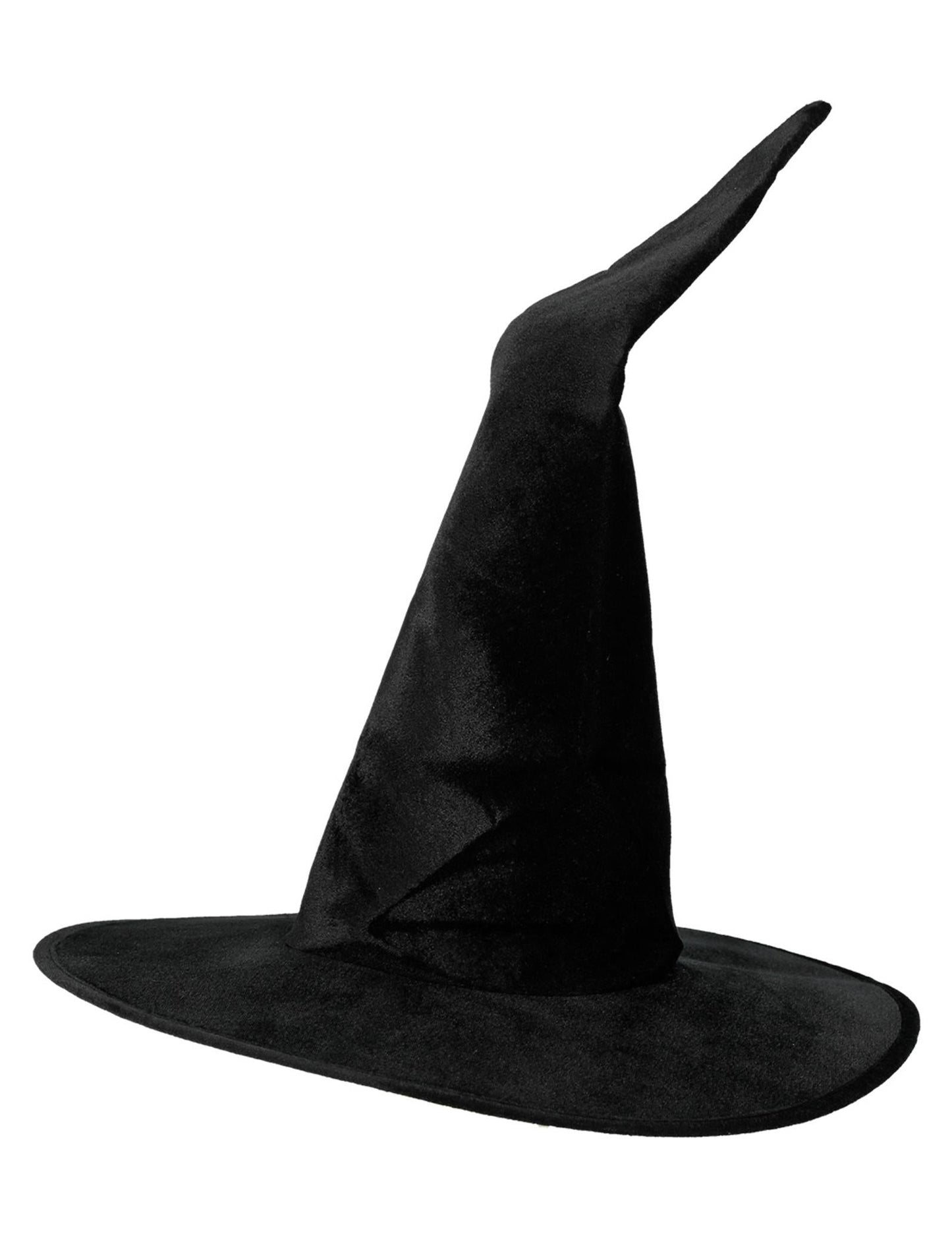 Black Witch Hat Velvet Woman Halloween