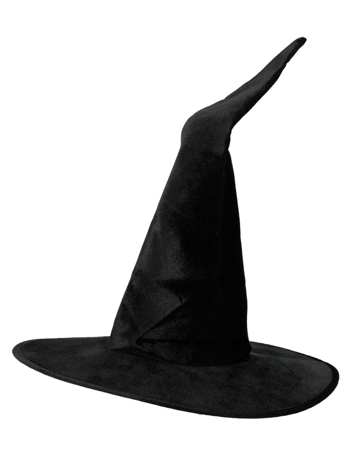 Vedere din trei sferturi a pălăriei de vrăjitoare halloween