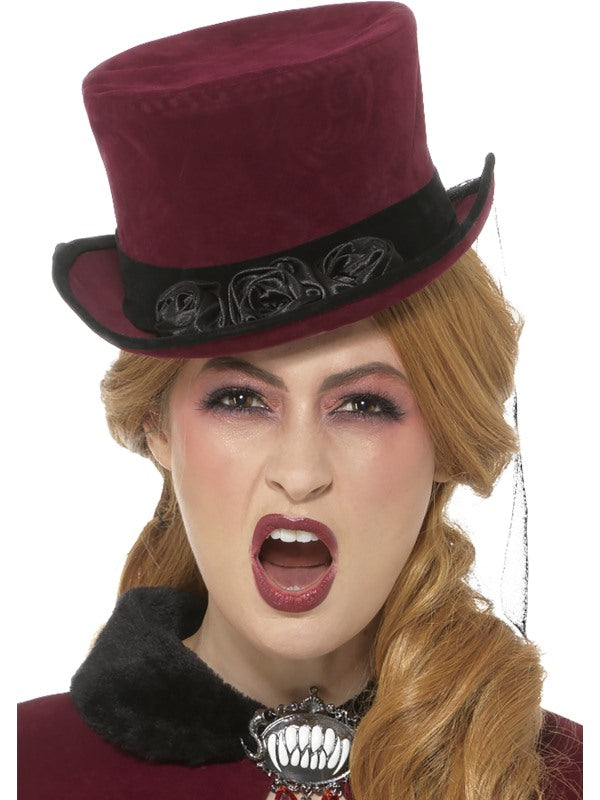 Chapeau vampire victorienne femme Halloween