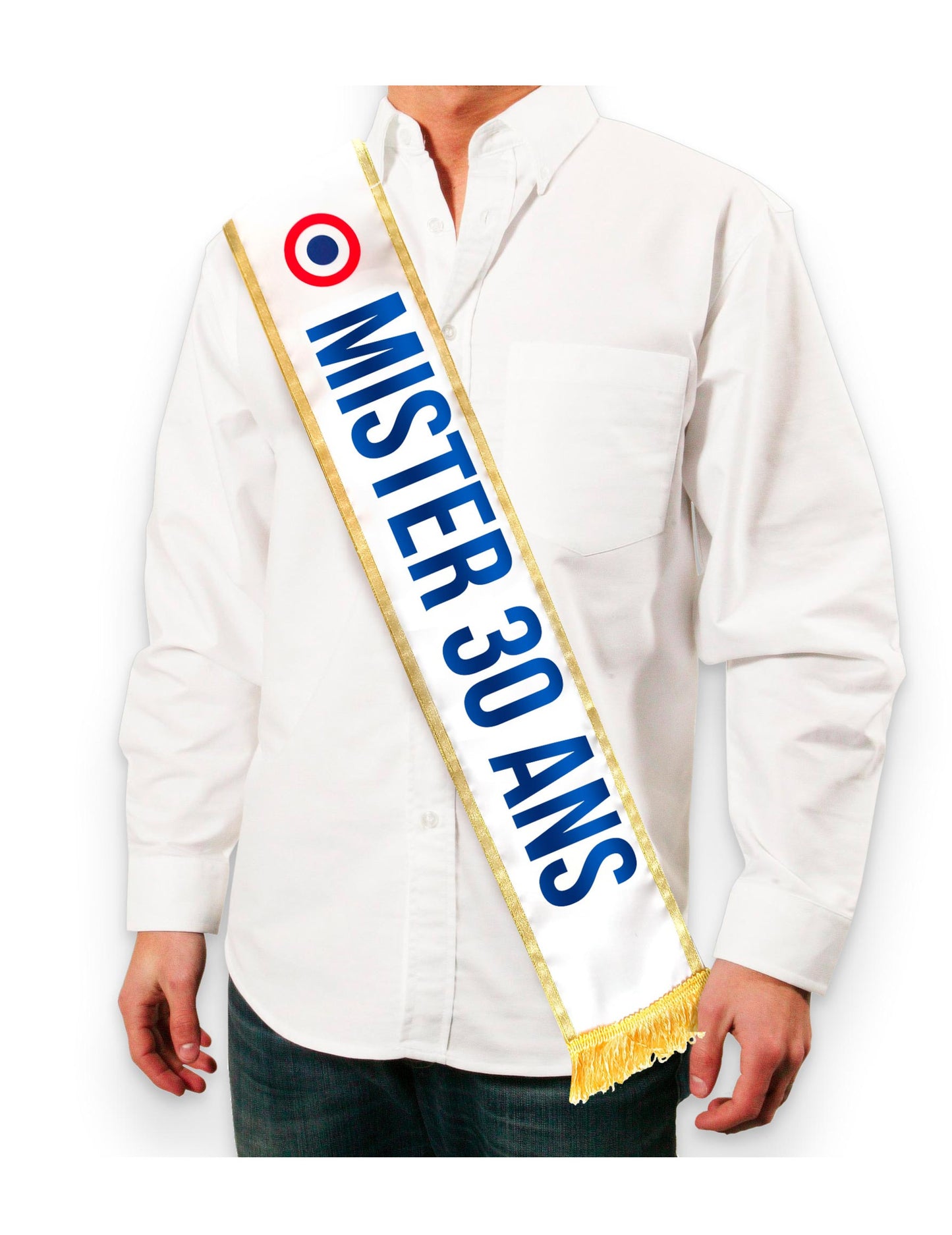 Eșarfă tricolor Mister 30 aine