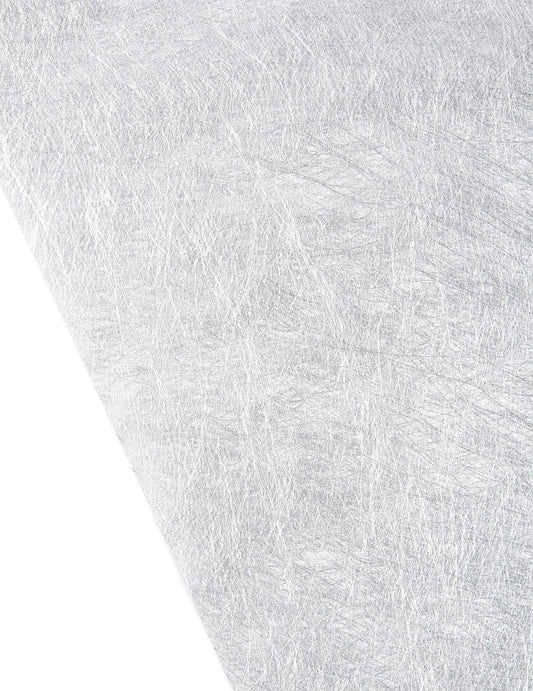 Gros plan sur la texture du chemin de table intissé métallisé pour fête