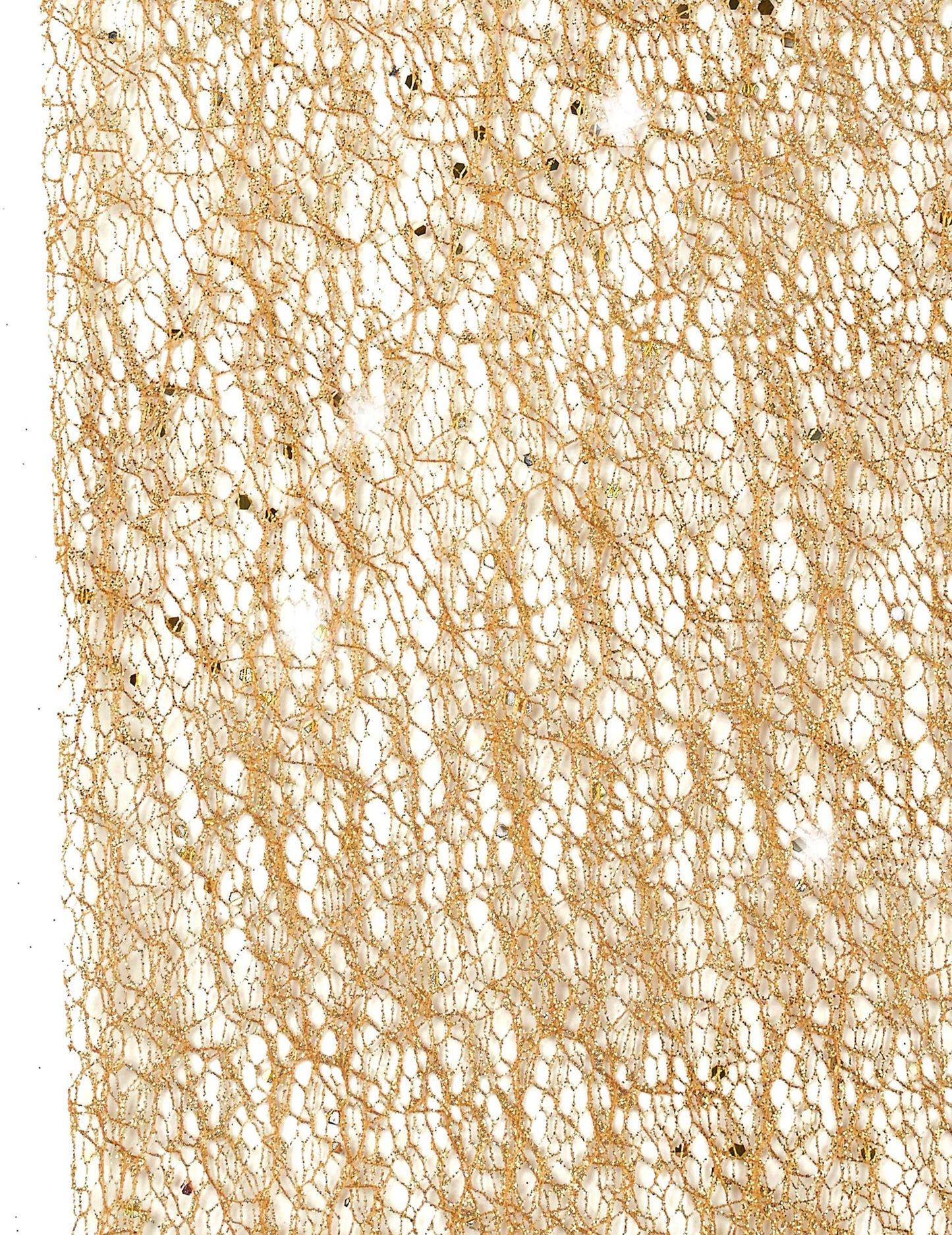 Traversă de masă cu paiete aurii metalice, 28 cm x 5 m