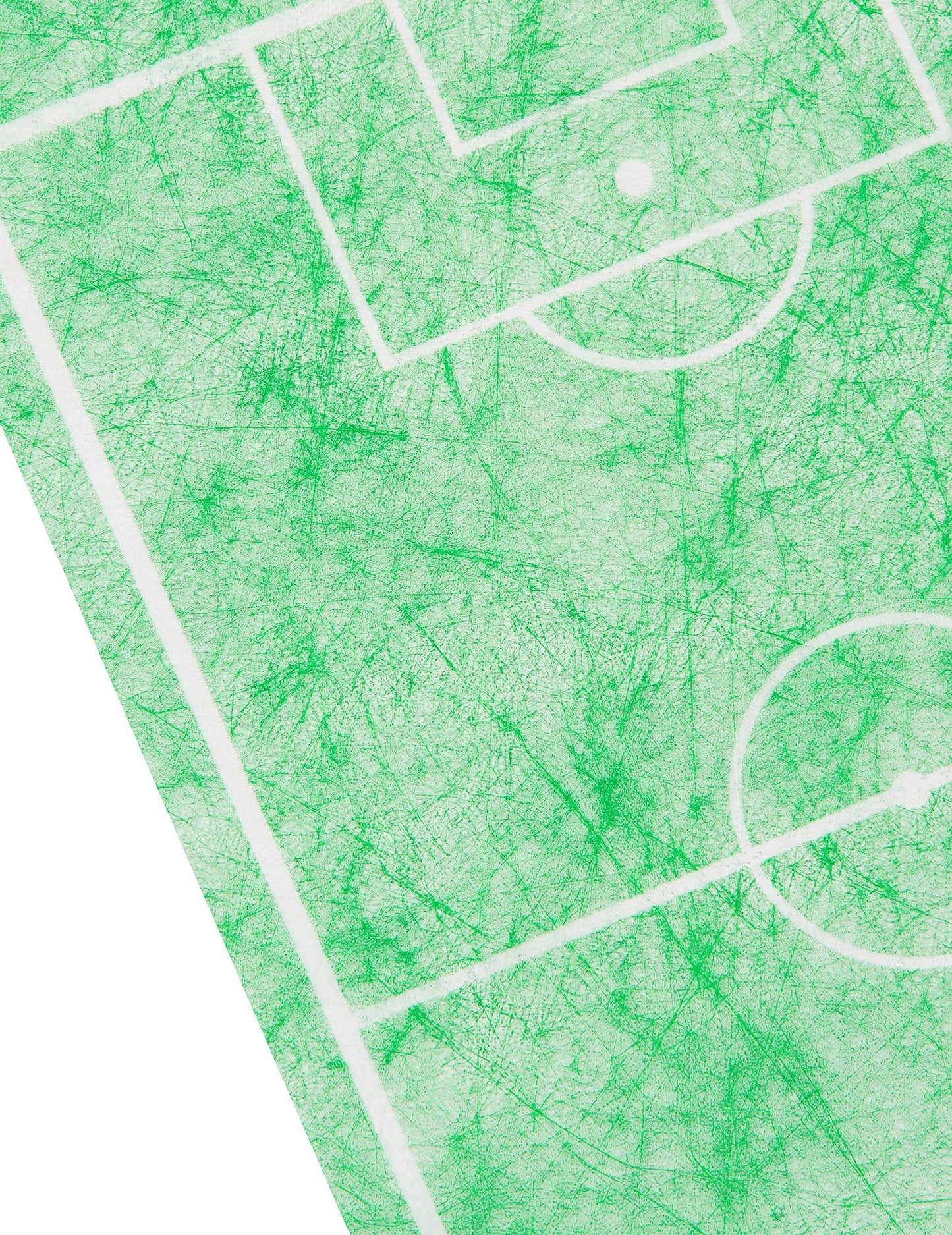 Față de masă verde cu model de teren de fotbal, din material nețesut, 30 cm x 5 m