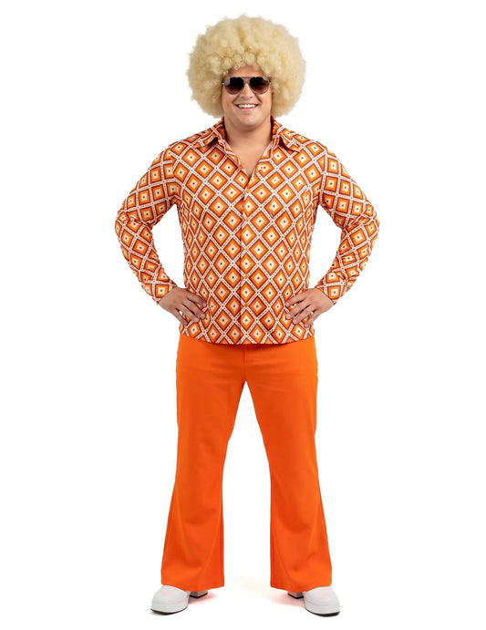 Cămașă masculină Groovy Retro din anii '70