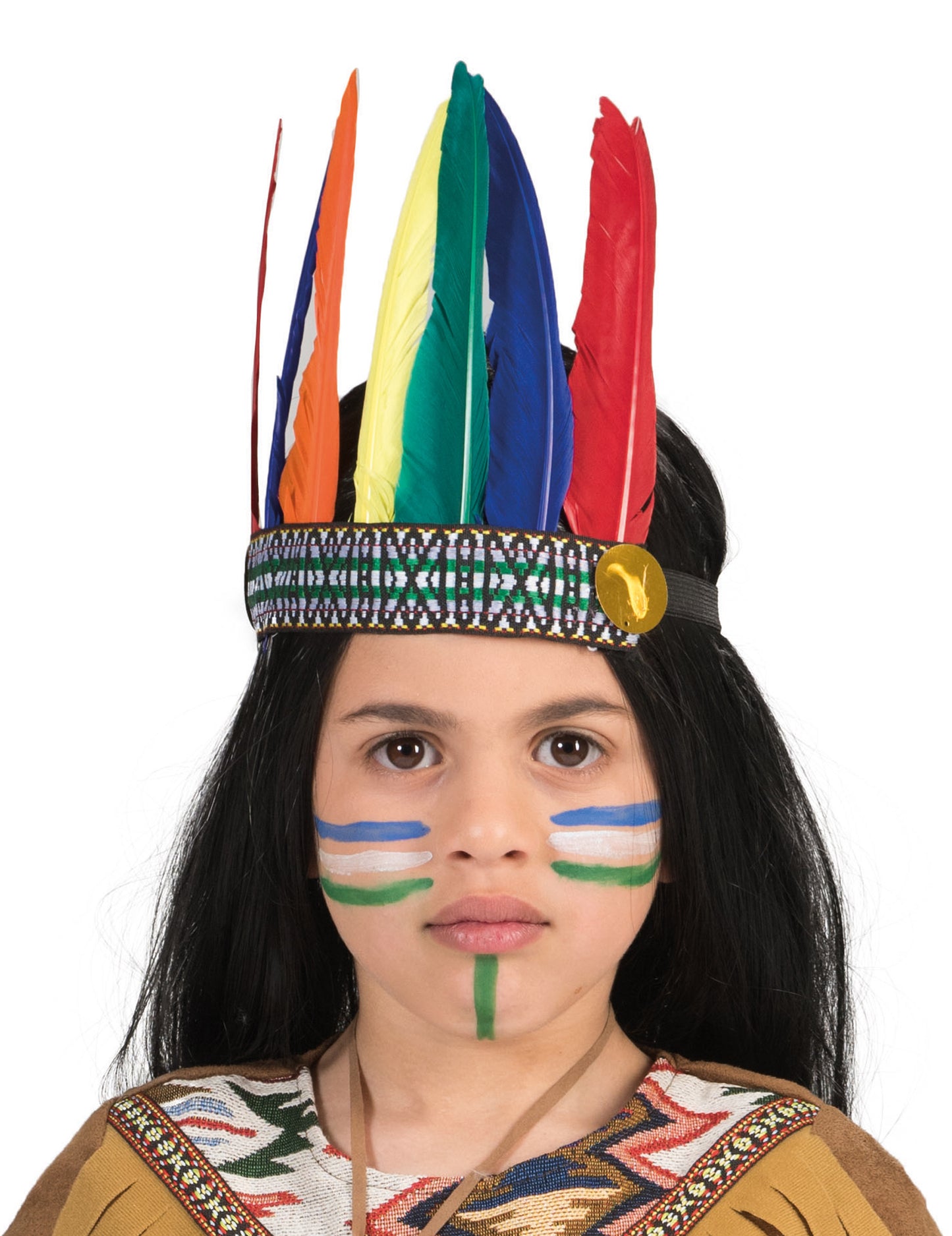 Capul indian colorat pentru copii