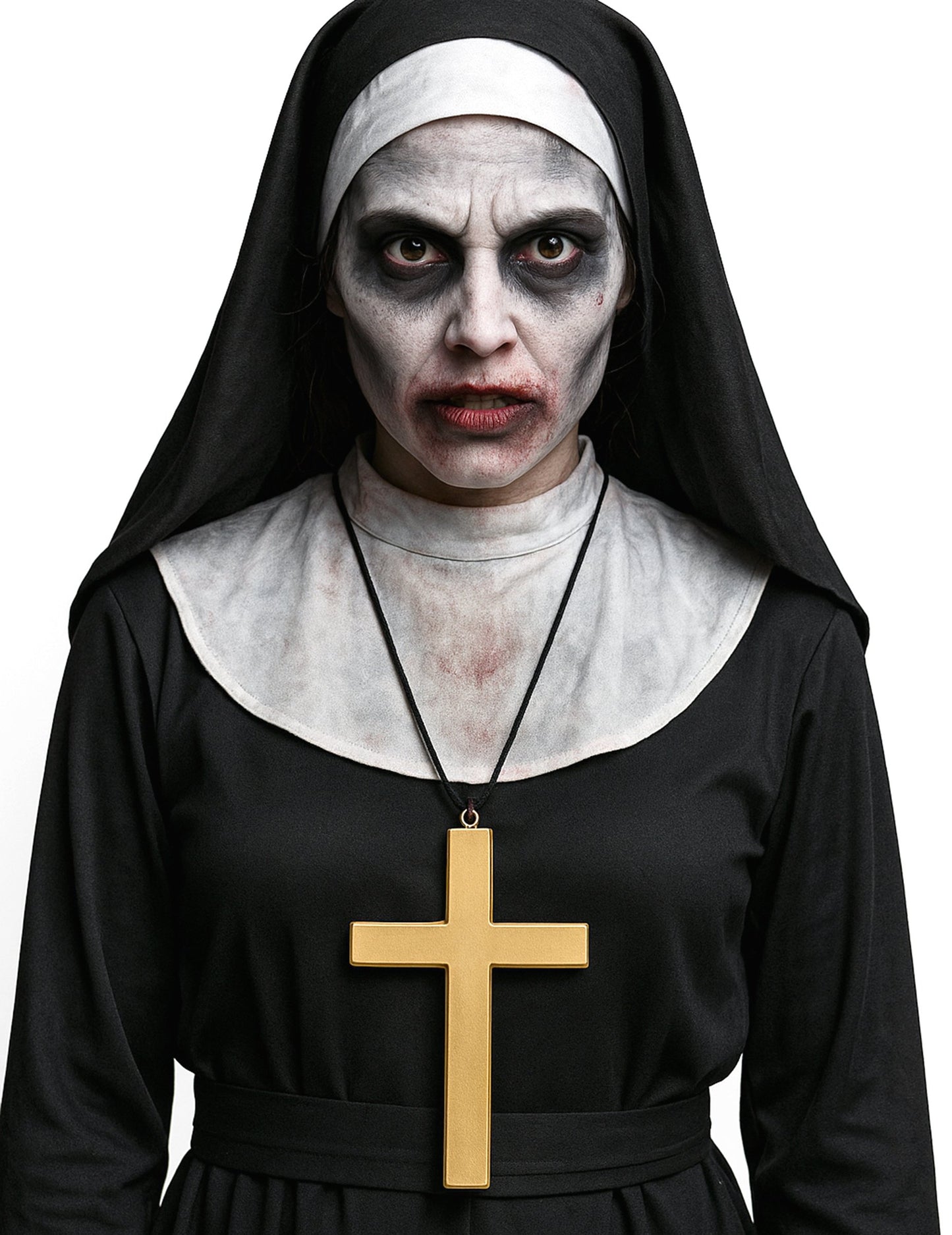 Colier încrucișat de călugăr de aur