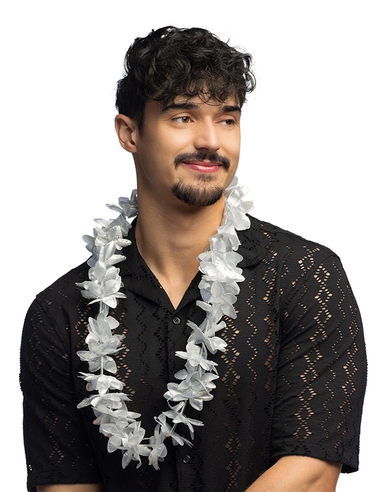 Colier de flori de argint