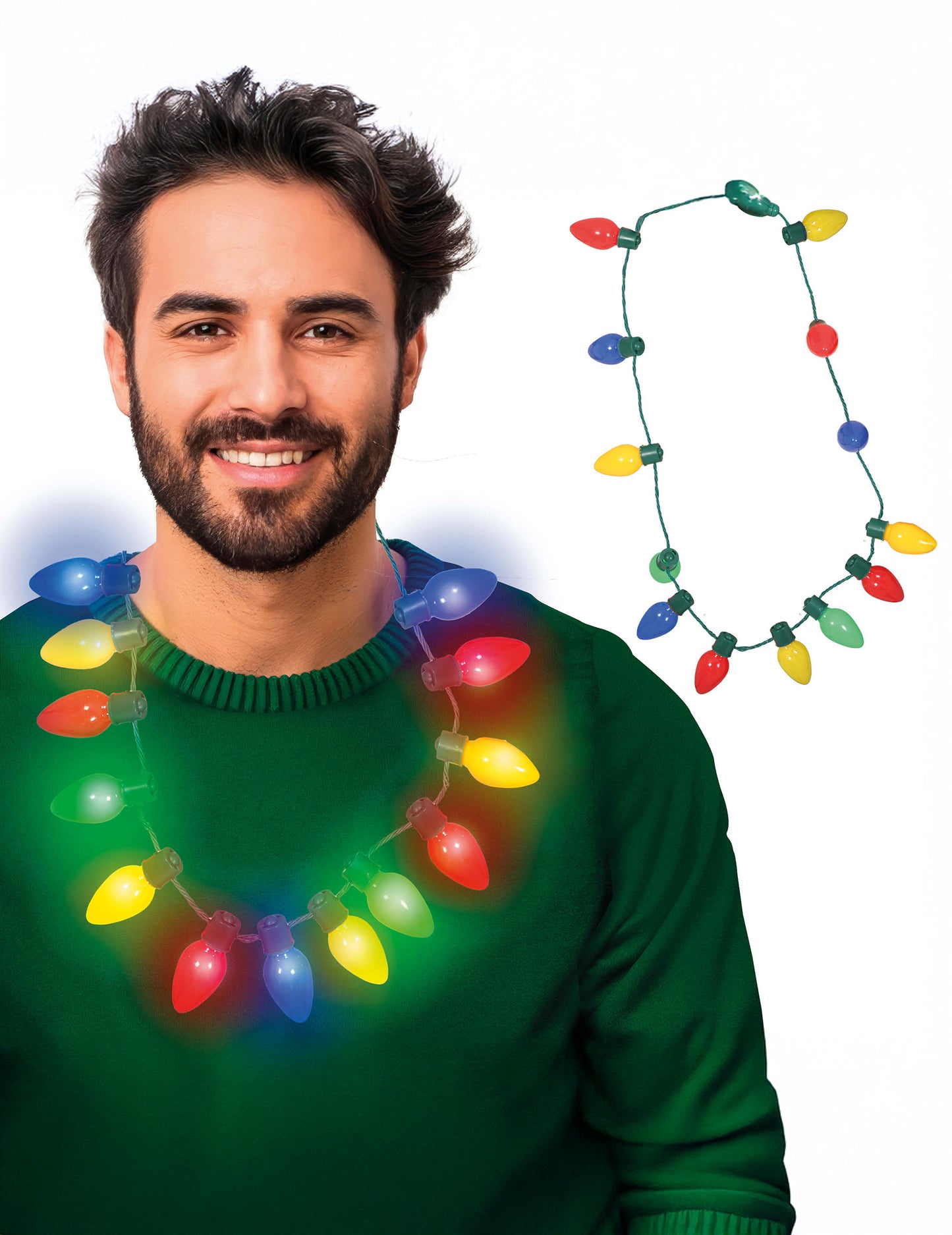 Collier guirlande de Noël lumineuse
