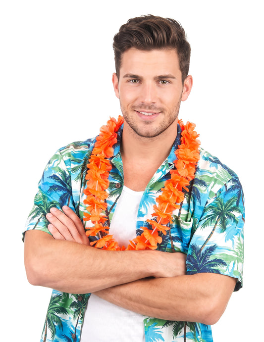 Colier portocaliu din Hawaii
