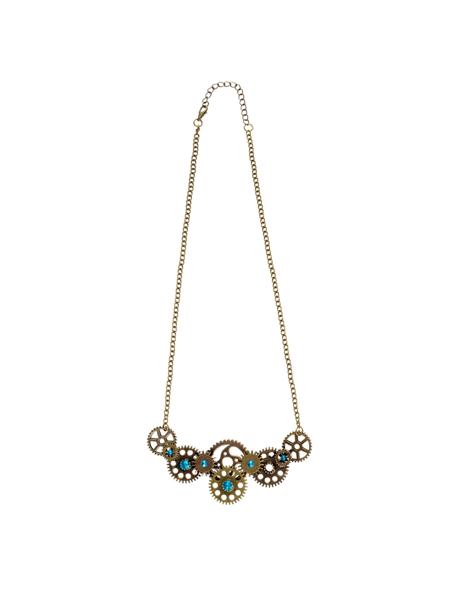 Colier albăstrui colier pentru adulți steampunk