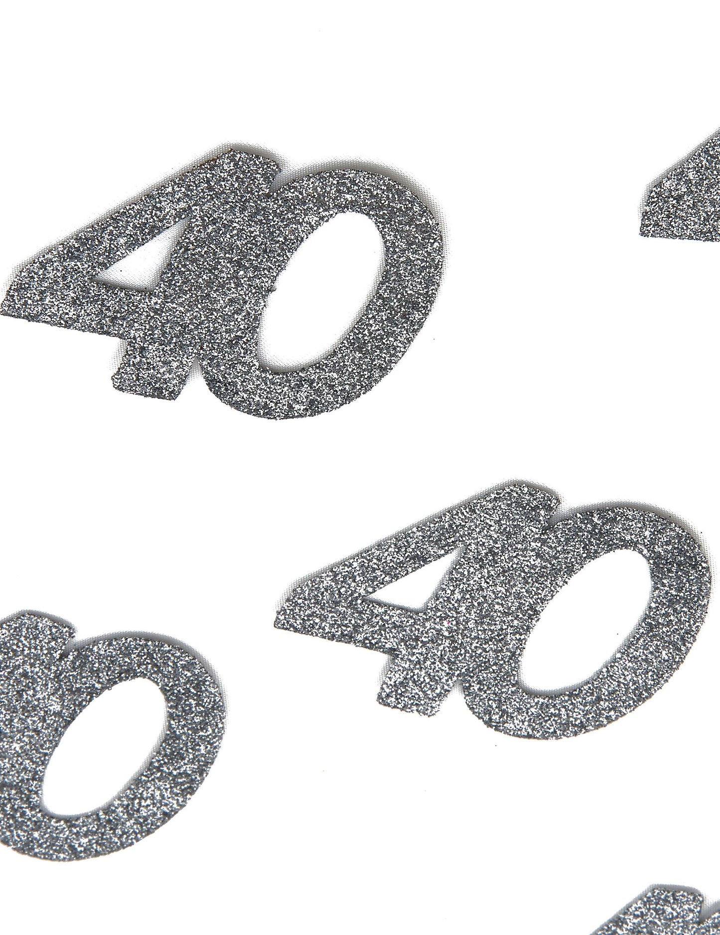 6 Ziua de naștere a confettii 40 de ani 6 x 5 cm