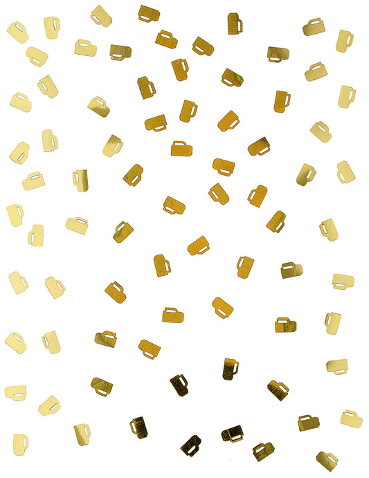 Détail des confettis chopes à bière