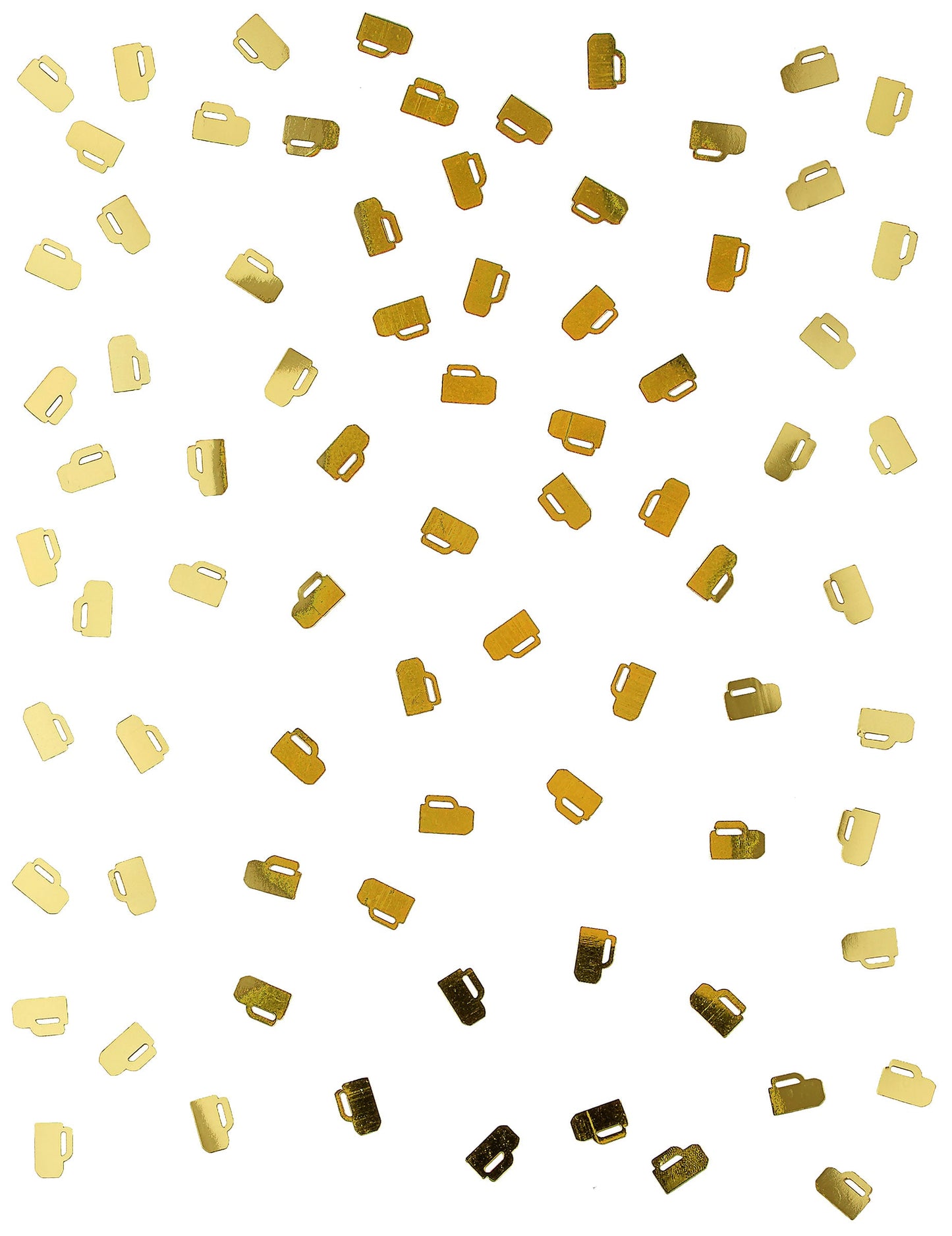 Détail des confettis chopes à bière