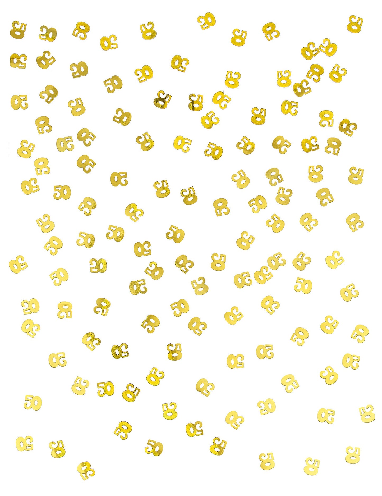 Confetti de masă din lemn 50 Golden 10 g