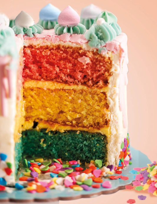 100g confetti de zahăr în formă de stea multicoloră pentru torturi
