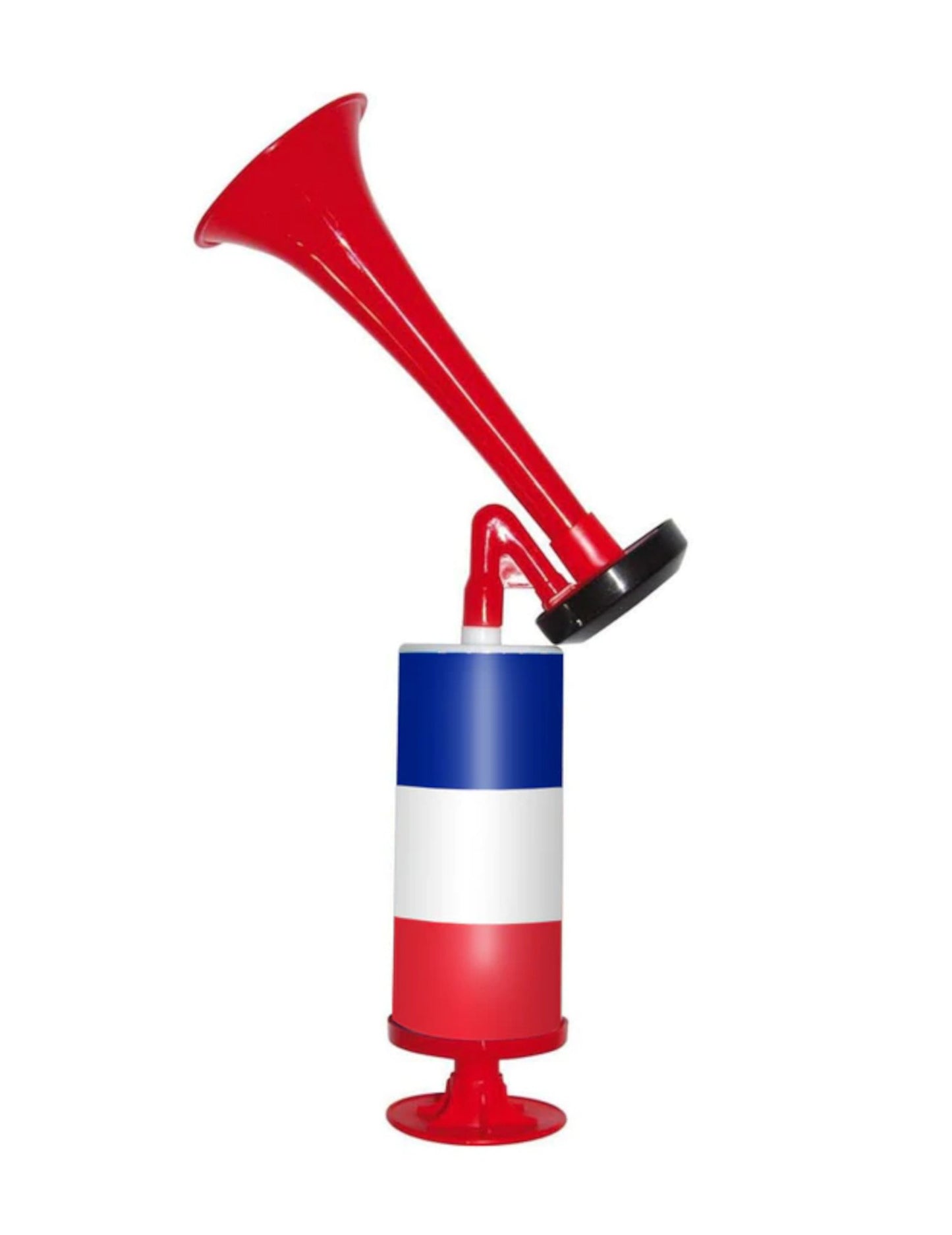 Corne de brume manuelle France pour supporter bleu blanc rouge