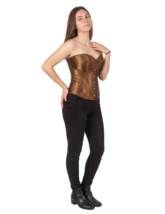 Corset maro cu șnur femeie