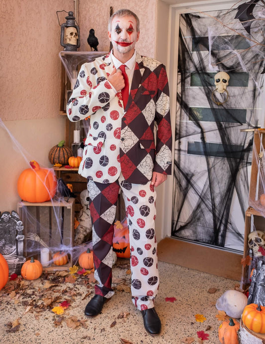 Costum vintage de clovn pentru bărbați, Suitmeister™