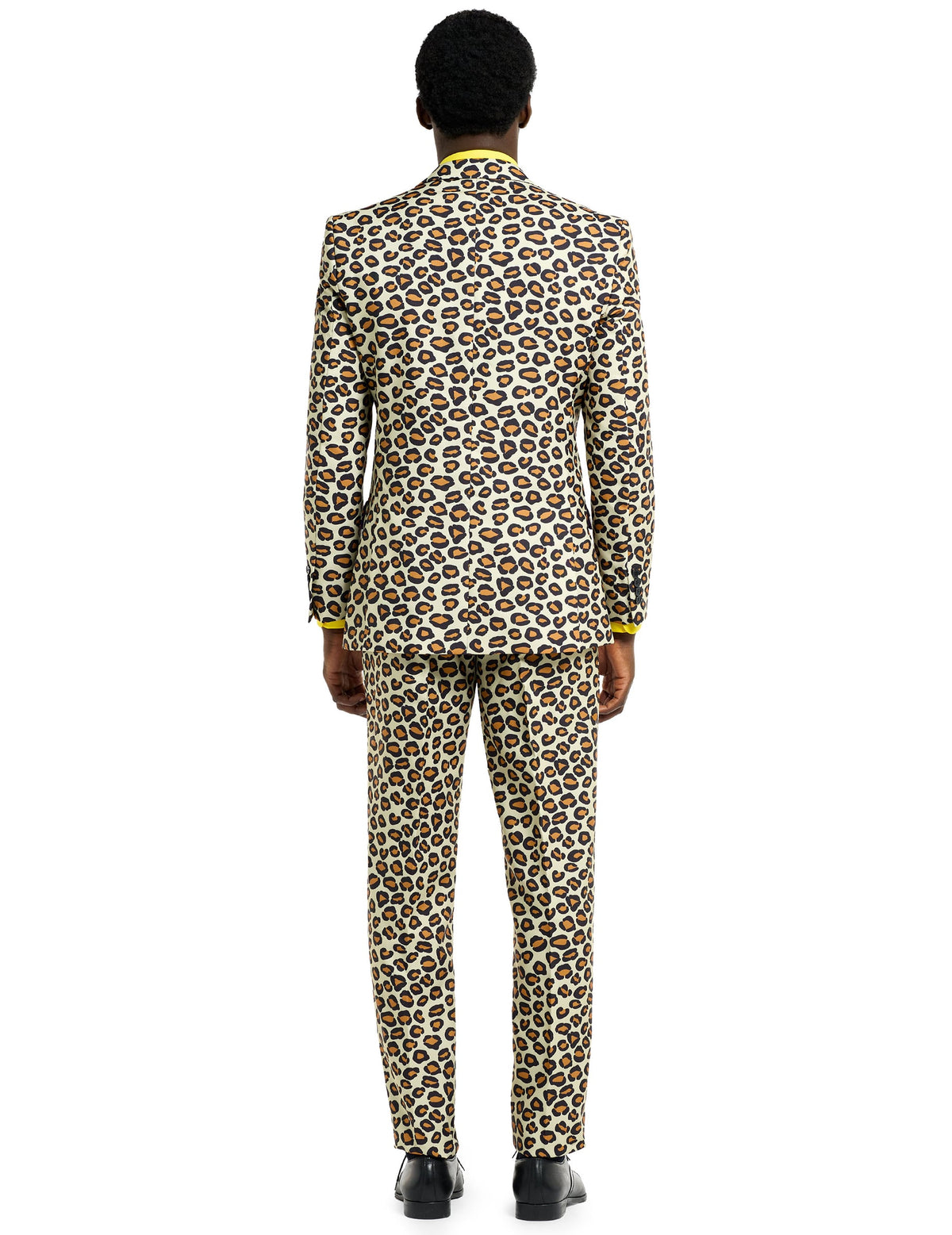 Vedere din spate a costumului Mr. Jaguar pentru bărbat