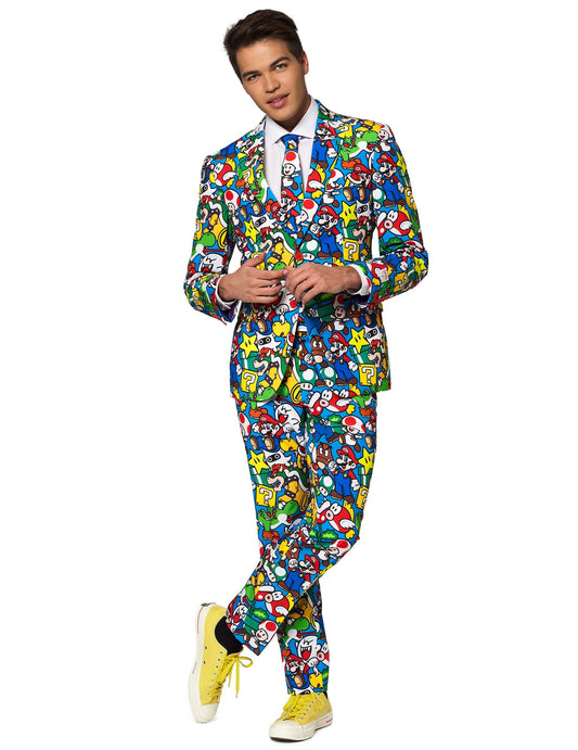 Costum pentru adulți Mr. Super Mario™ Opposuits™
