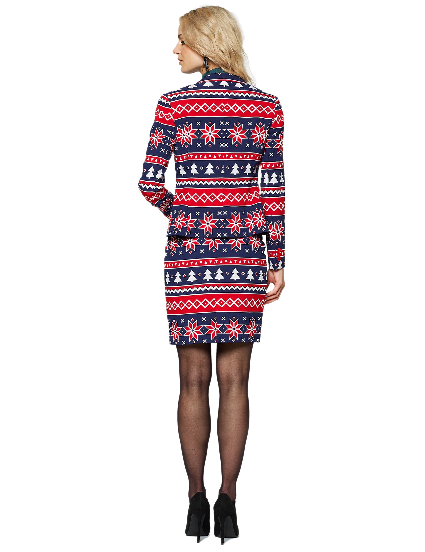 Costum doamna. Xmas nordic opus femeilor