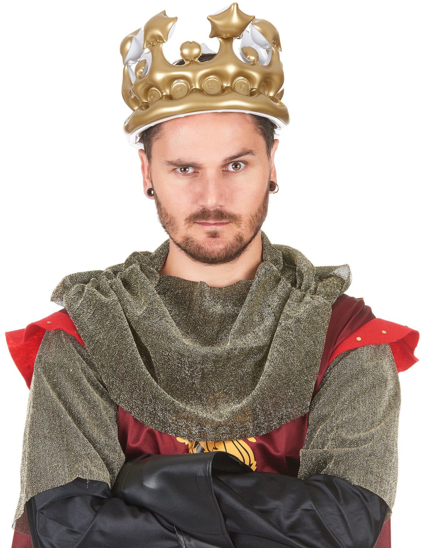 Coroana rege gonflabilă din aur