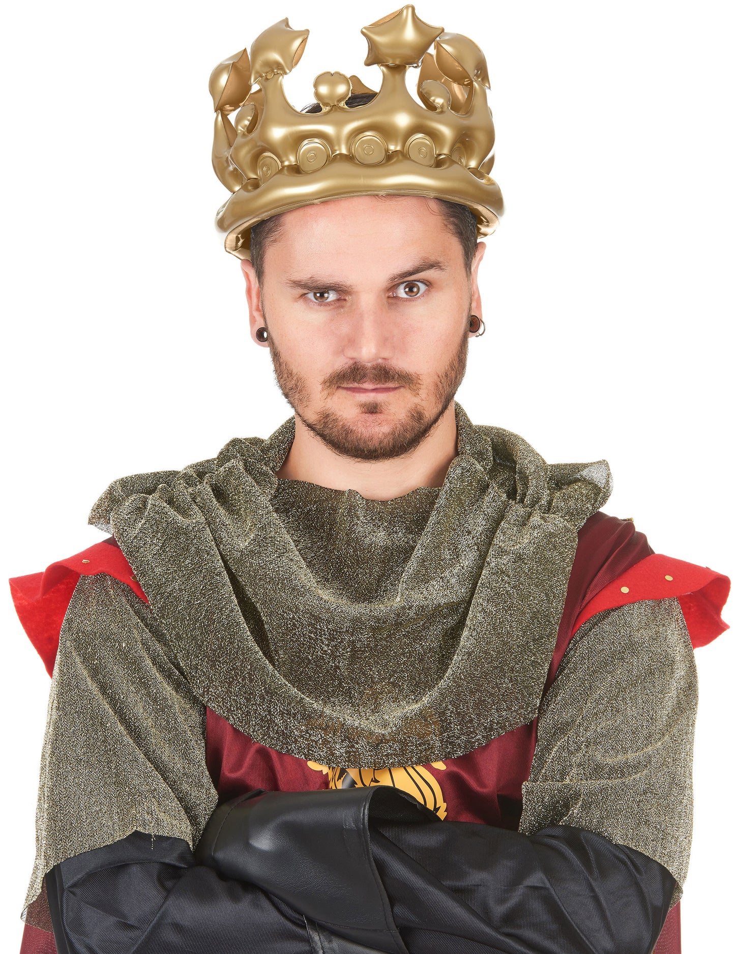 Coroana rege gonflabilă din aur