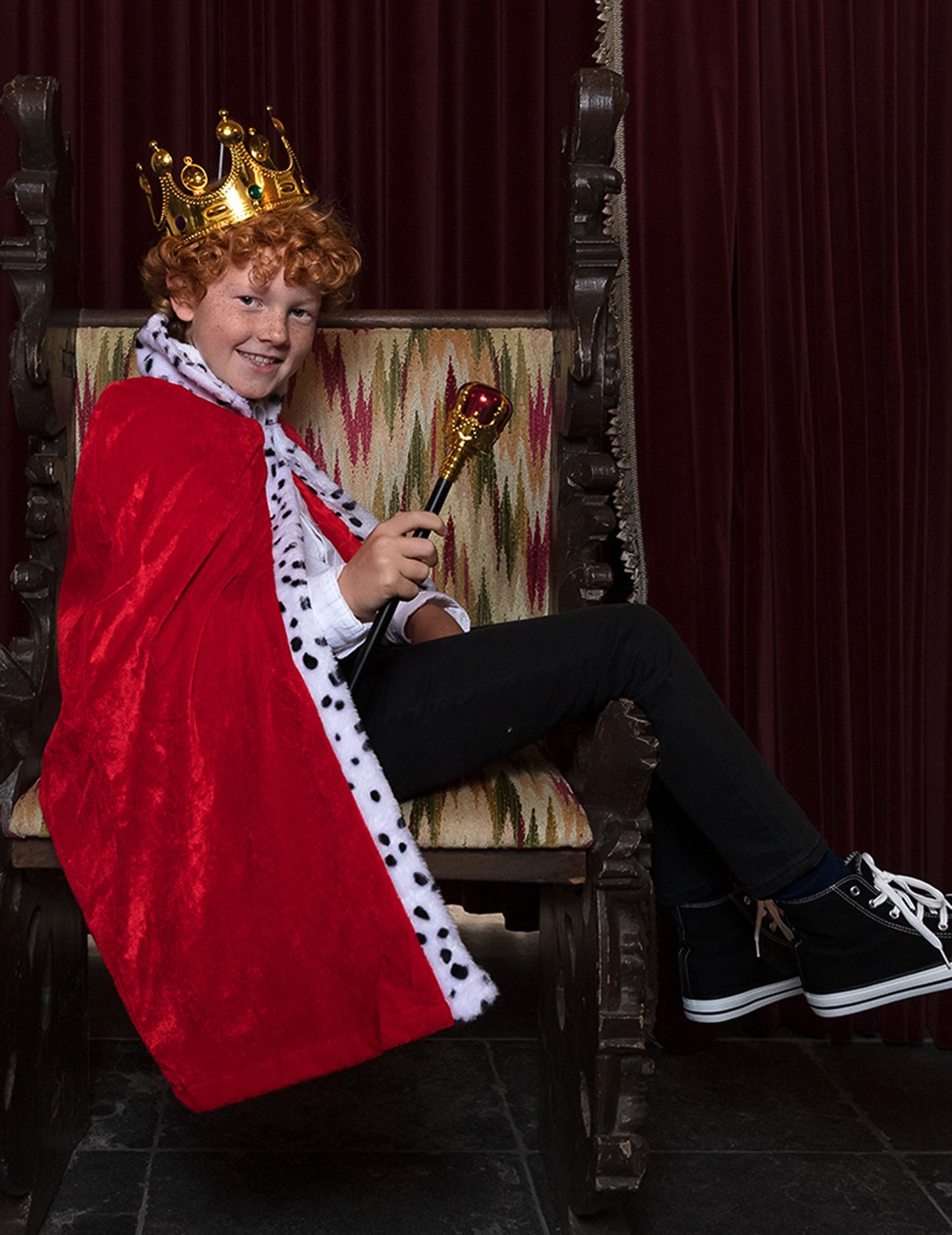 Prezentare a coroanei de rege pentru copii