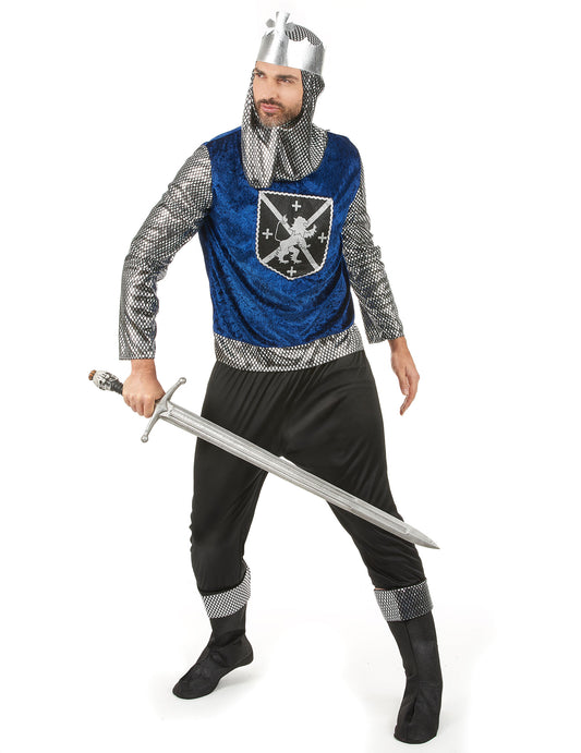 Vue avec épée du déguisement médiéval pour homme