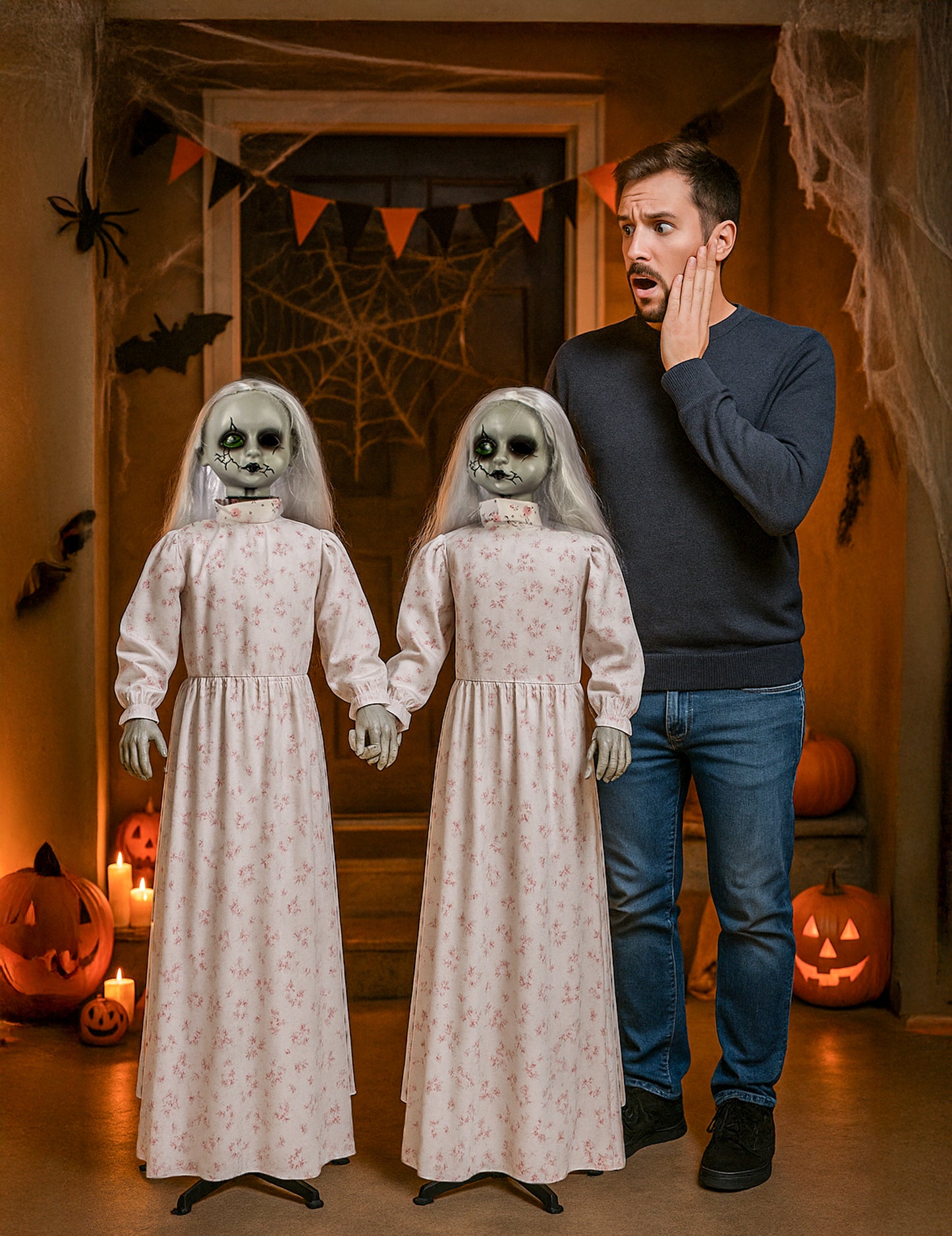 Decorare animată și binoclu terifiant 130 cm