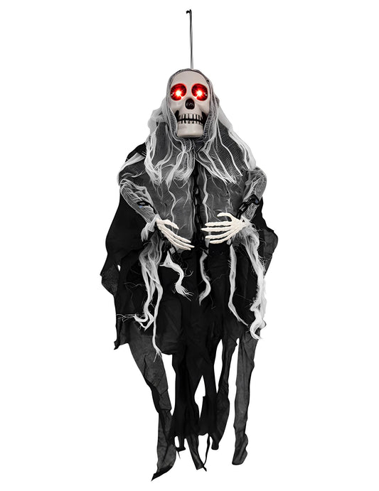 Decorațiune suspendată cu fantome bântuite animate 80 cm