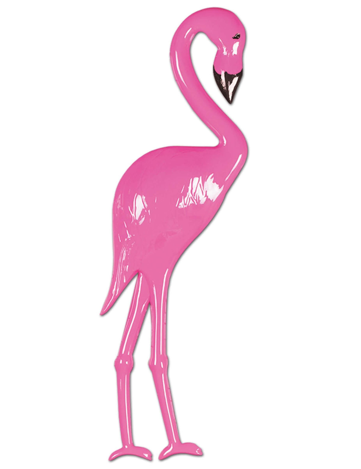Decorațiune de perete flamingo pentru petrecere roz din plastic
