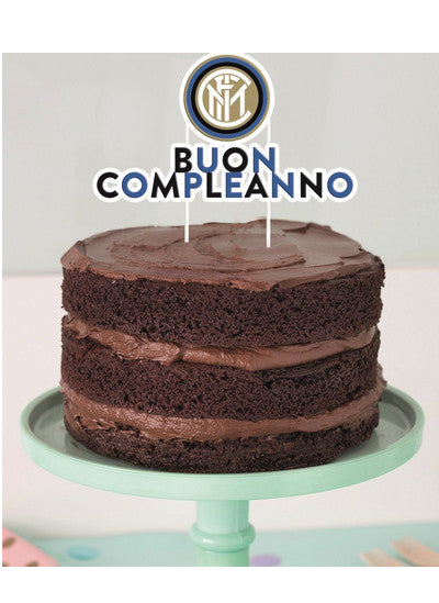 Decor pentru tort Inter™ 18 x 19 cm ziua de naștere