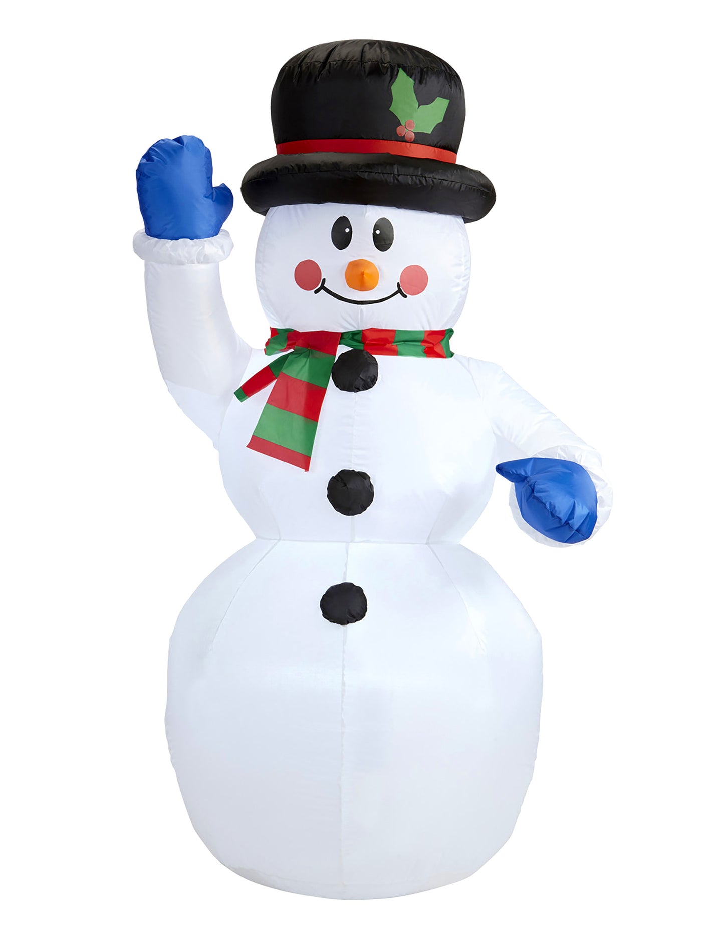 Decorațiune gonflabilă luminoasă om de zăpadă 150 cm