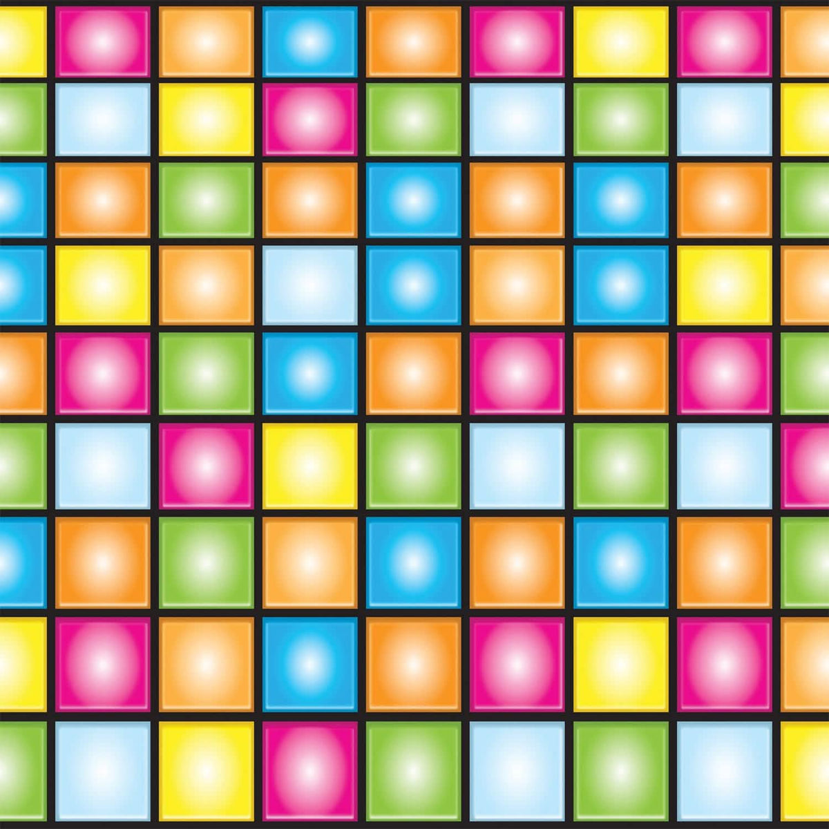 Decorațiune murală disco pentru petrecere multicolor efect dancefloor