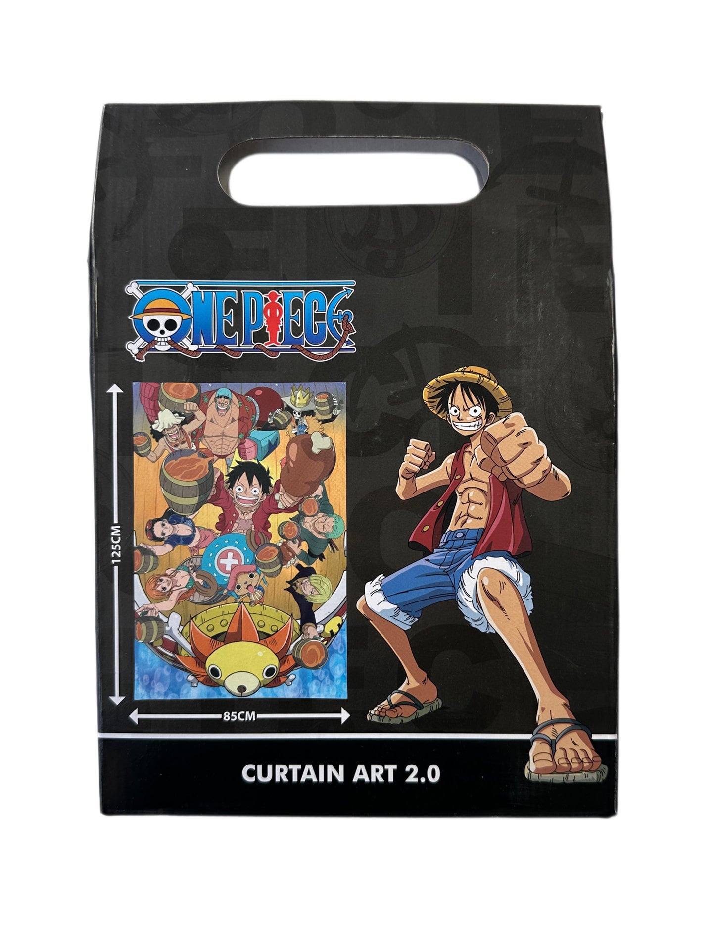 Decorațiune de perete One Piece™ 125×85 cm cu inele metalice
