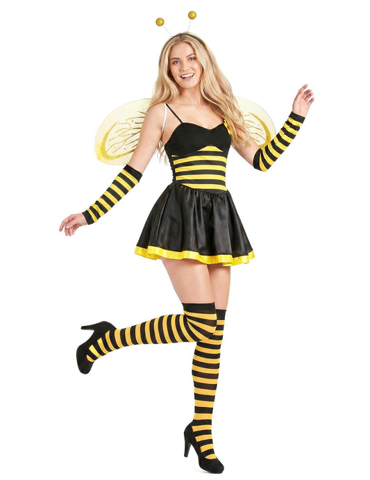 Costum de albine pentru femei pe flori